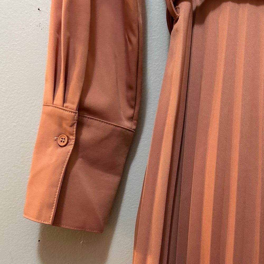 DAVI & DANI Rust Long Sleeve Dress - Picture 4 of 4